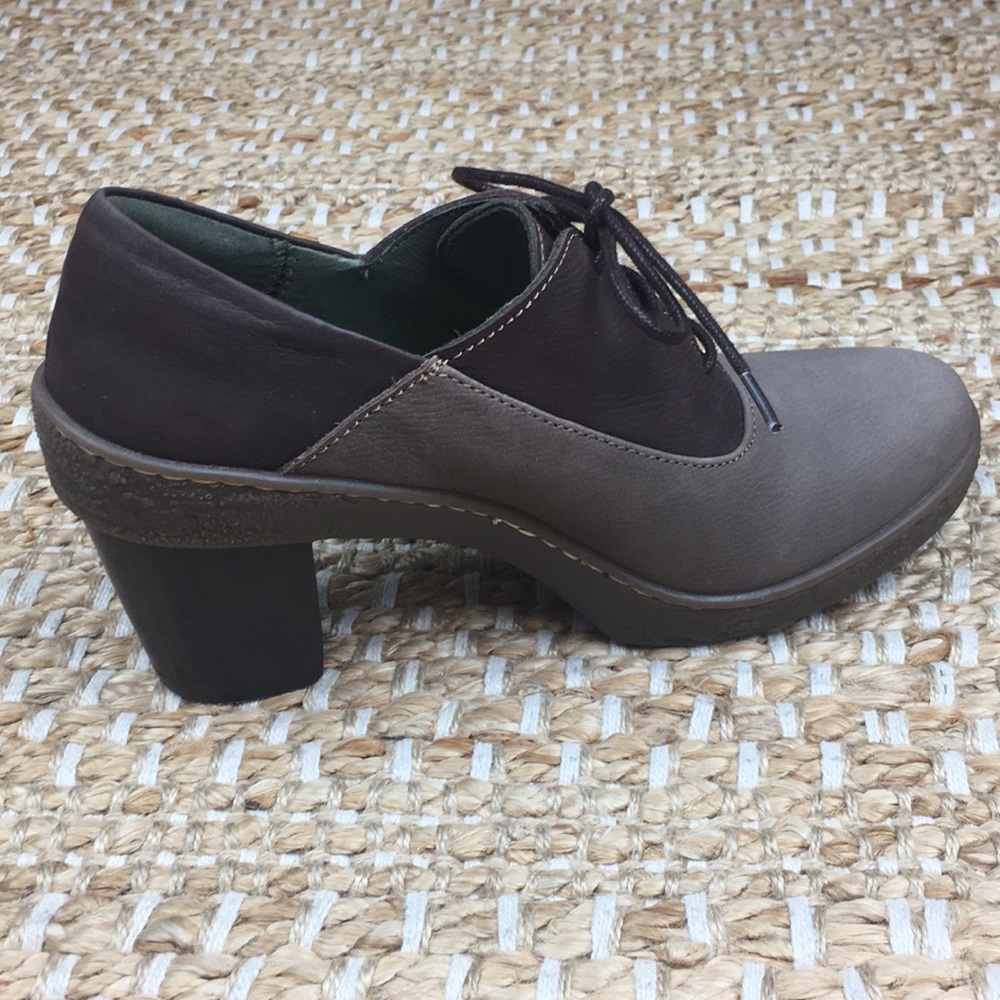 El Naturalista Leather Oxford Lace-up Booties - Picture 14 of 16